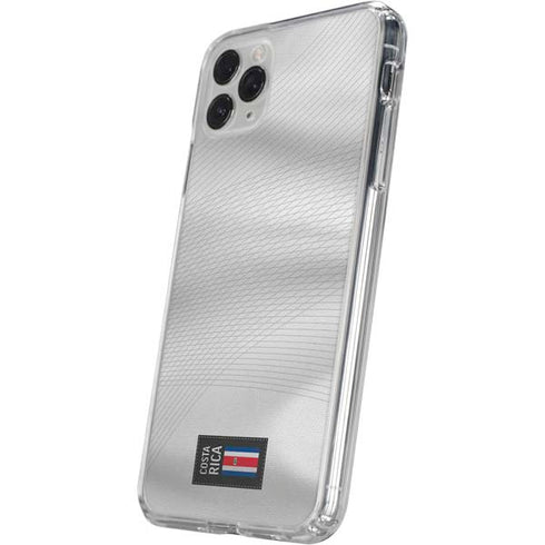 Costa Rica Soccer Flag iPhone 11 Pro Clear Case